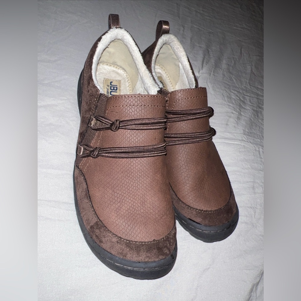 JBU by Jambu Women's Ashton Comfort Casual Shoes - Brown Snake - Size 8